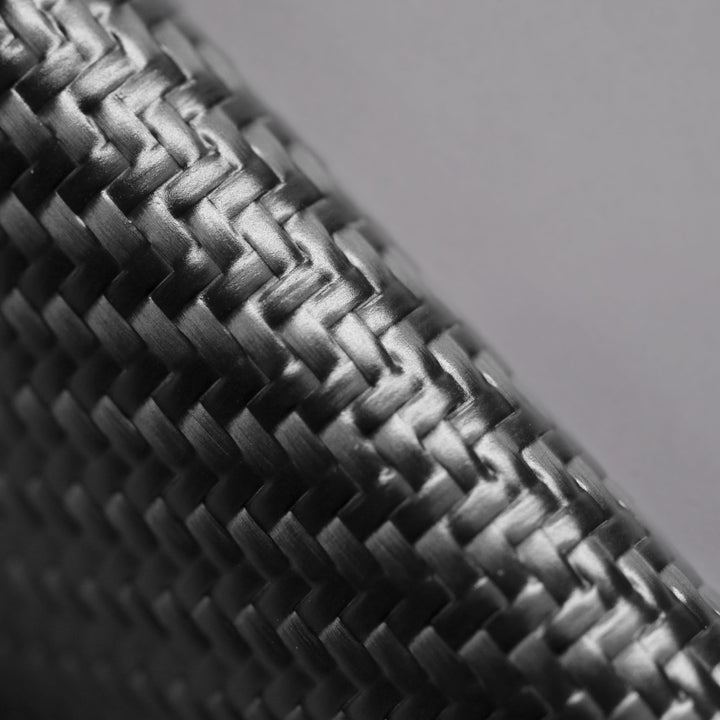 Carbon Fiber Speed Wallet Mini Black Side Texture Macro Detail
