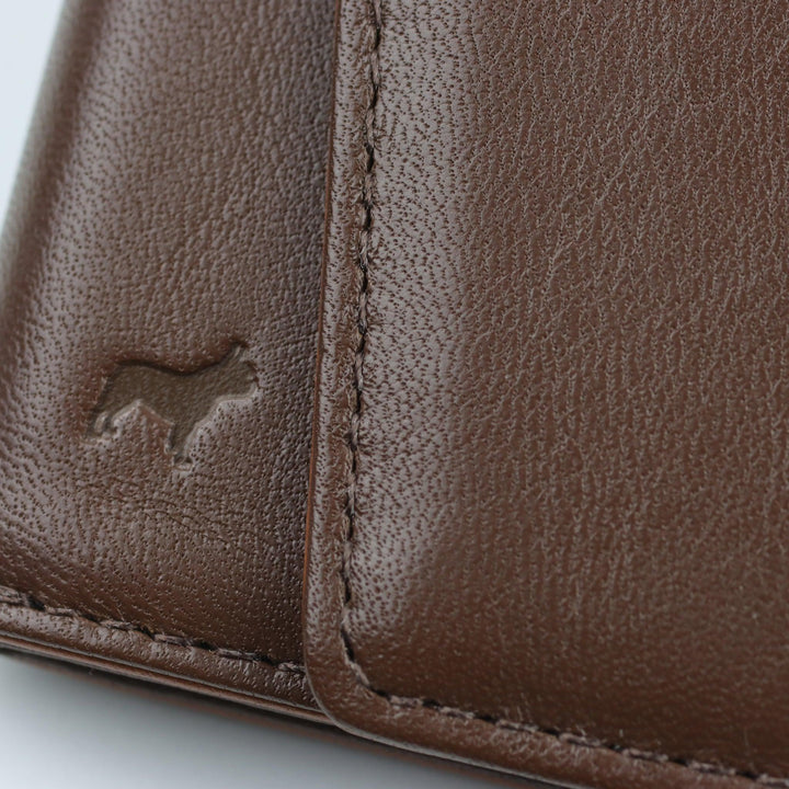 Detail Mocha Slim Leather Speed Wallet