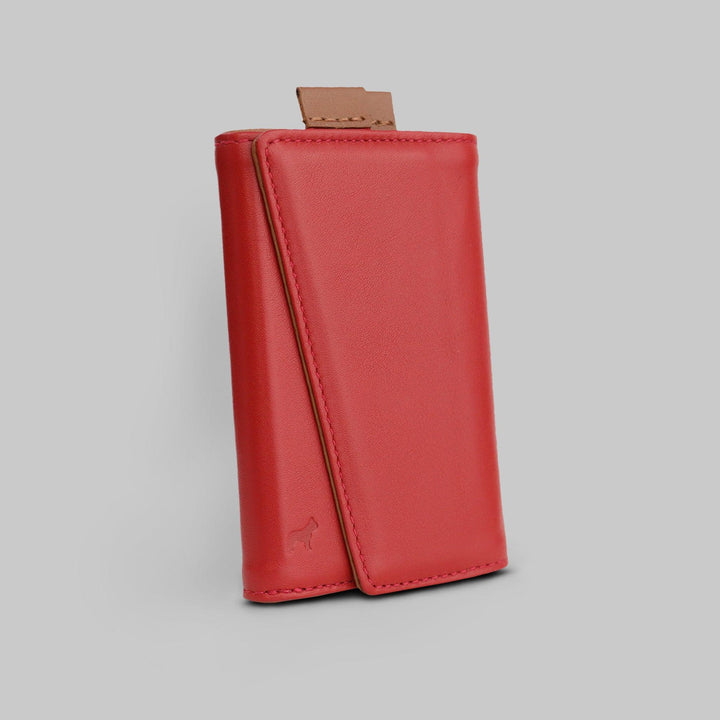 Angle Red Slim Leather Speed Walleto