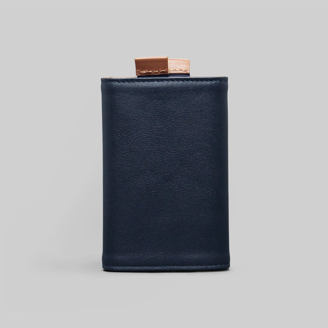 Back Blue Slim Leather Speed Wallet