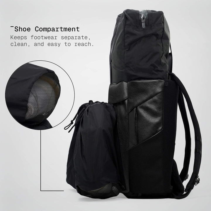 LEATHER ANTI-THEFT SPEED BACKPACK