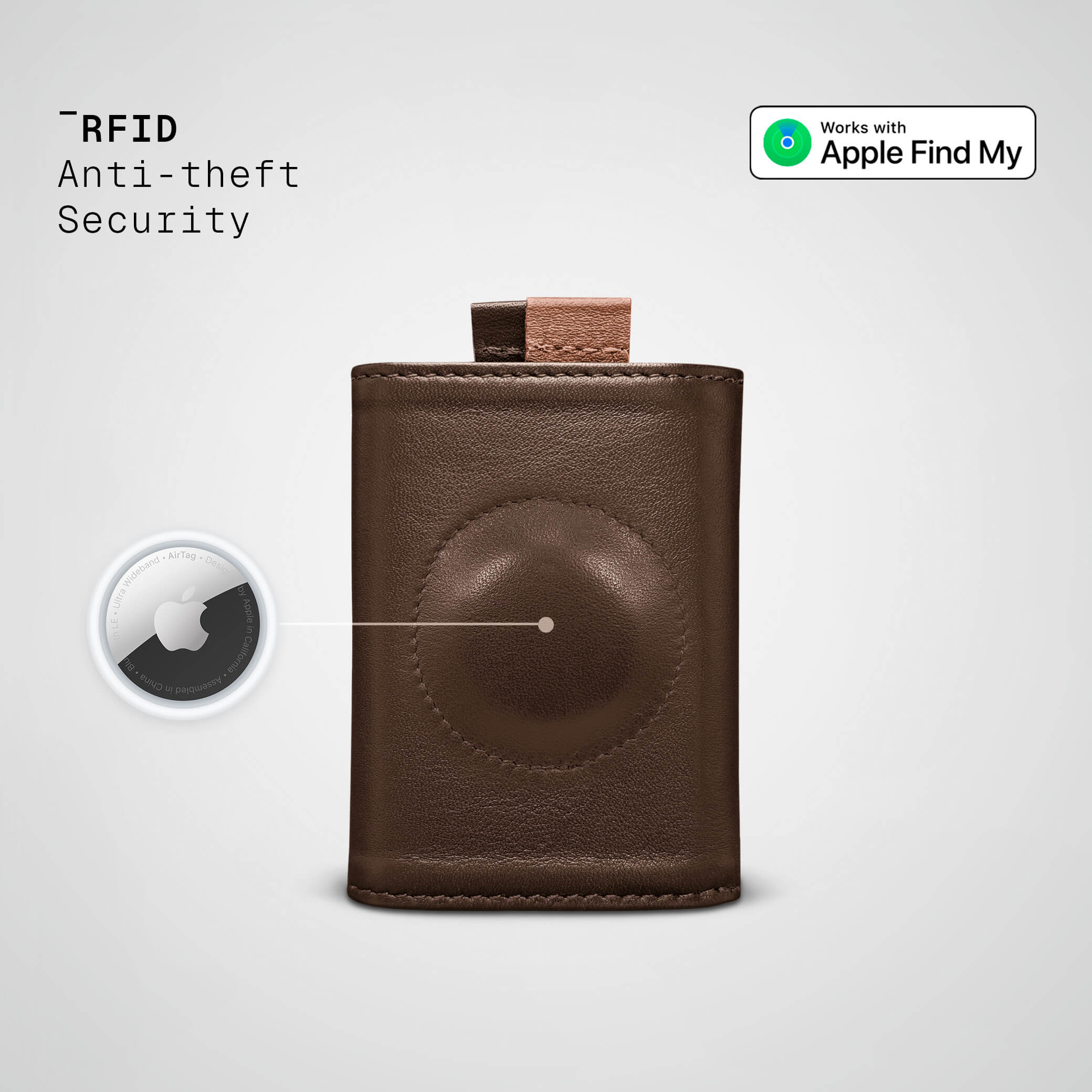 Airtag Speed Wallet Mini - The Frenchie Co.