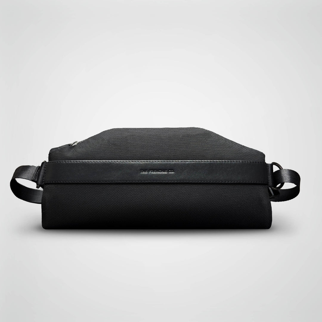 black leather sling bag backpack Polare Modern Style Shoulder Mens Travel/Hiking Daypack with Full Grain Italian and YKK Zippers while the top buckle closure ensures the security of your belongings Seoky Rop Men Leather Sling