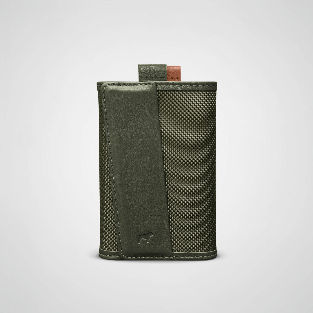 Rogue RFID Ballistic Nylon Wallet – Slim Front Pocket Wallet, Holds 6 Cards (Green)