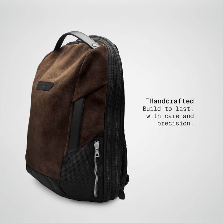 Brown Vector Speed Backpack, angled view