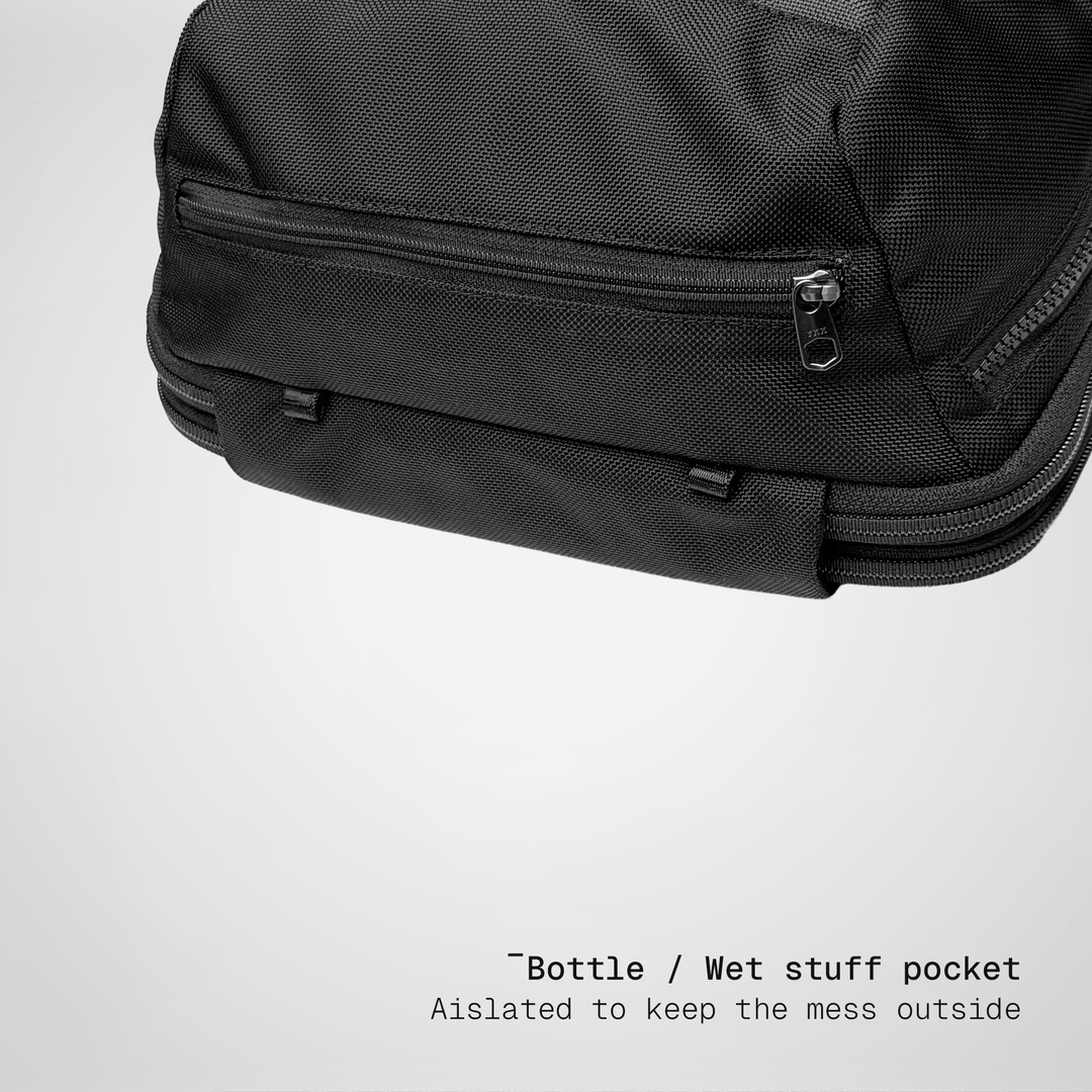 Separate pocket for wet items
