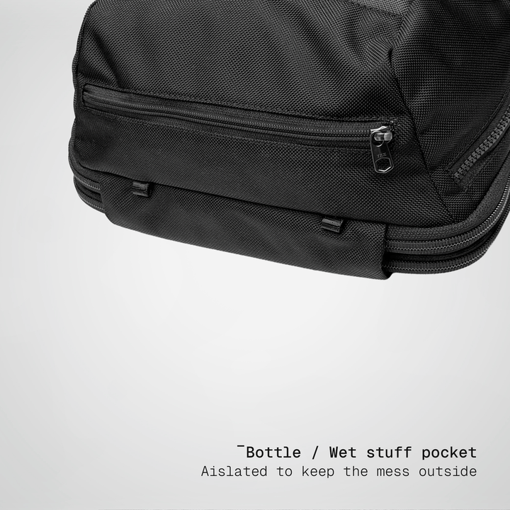 Separate pocket for wet items
