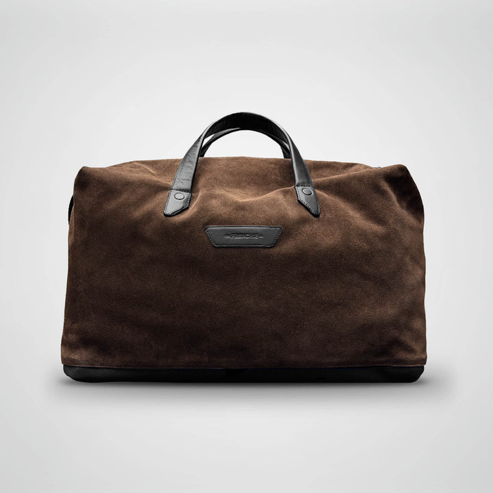SUEDE DUFFLE BAG