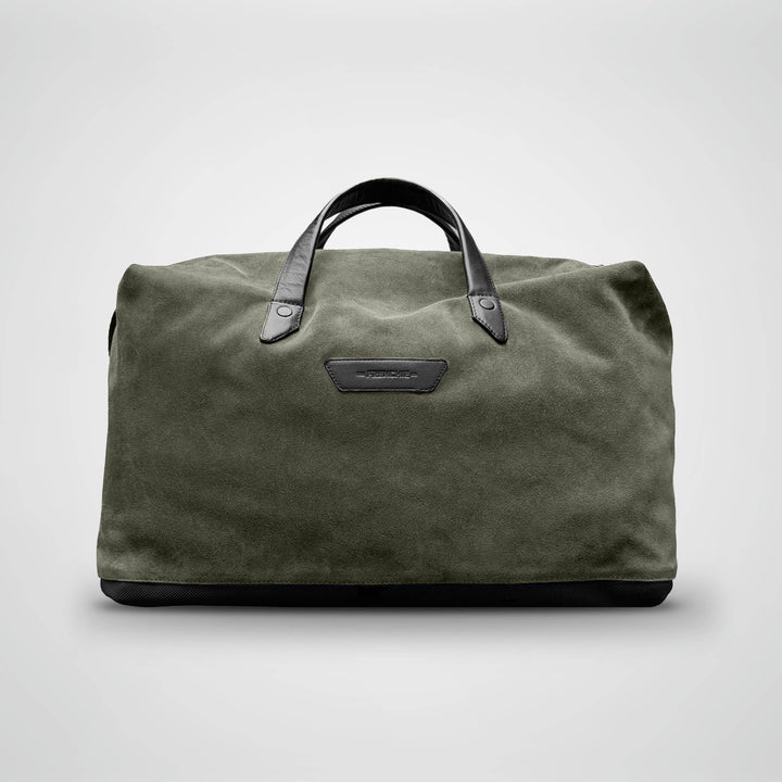 SUEDE DUFFLE BAG