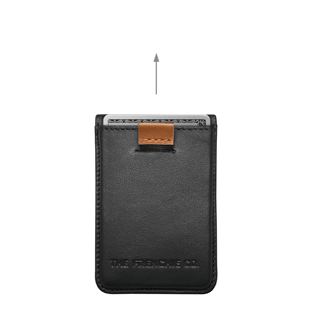 Pull tab raising four cards out of the Speed Wallet Duo